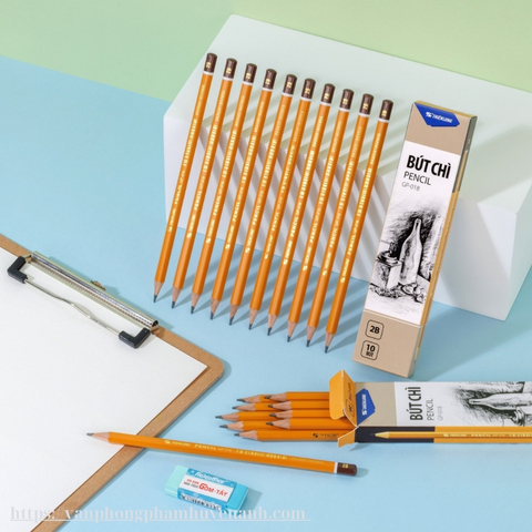 But-chi-go-thien-long-pencil-gp-018-chat-lieu-go-mem-cao-cap
