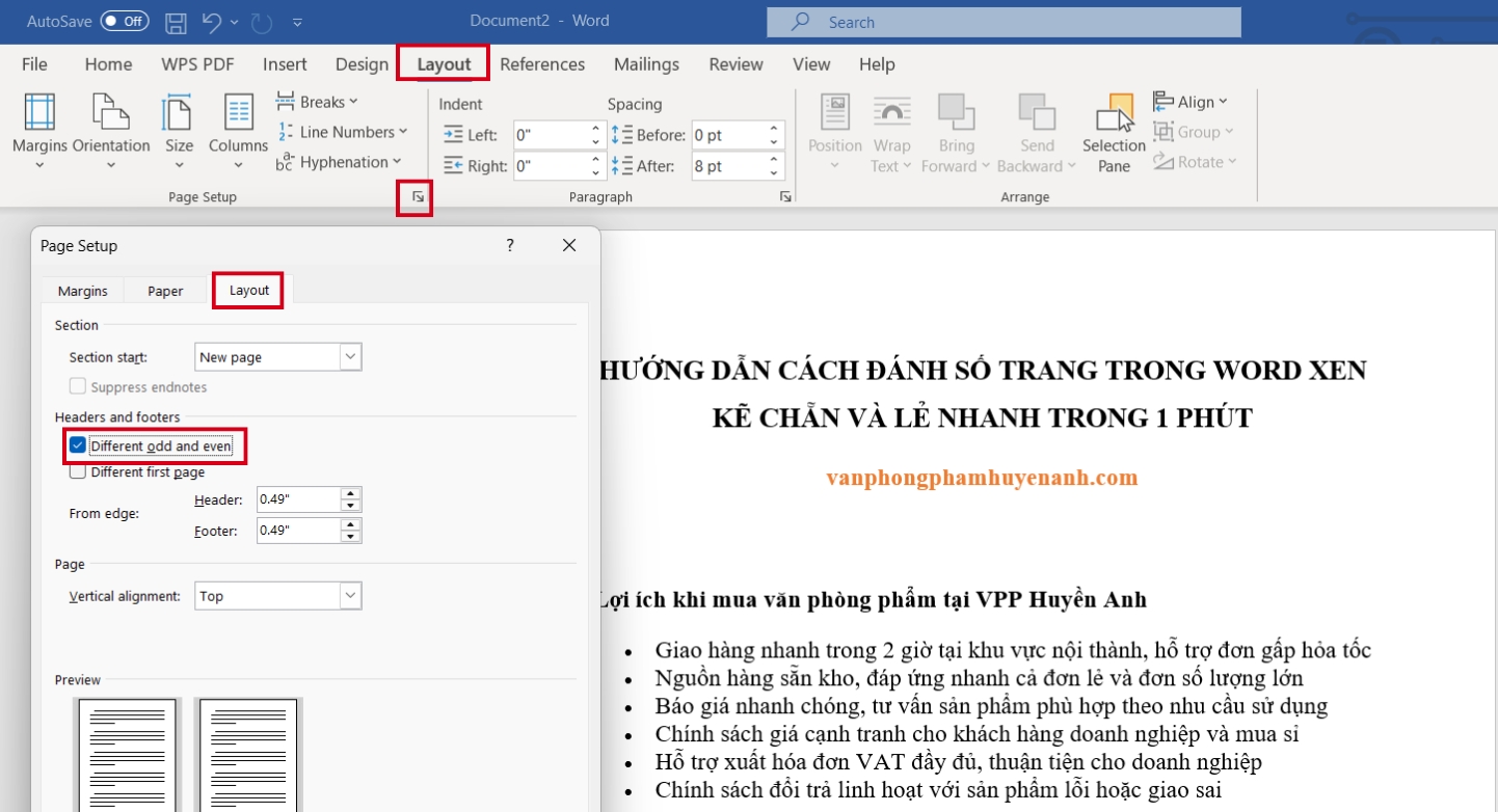 Bat-tinh-nang-different-odd-and-even-pages