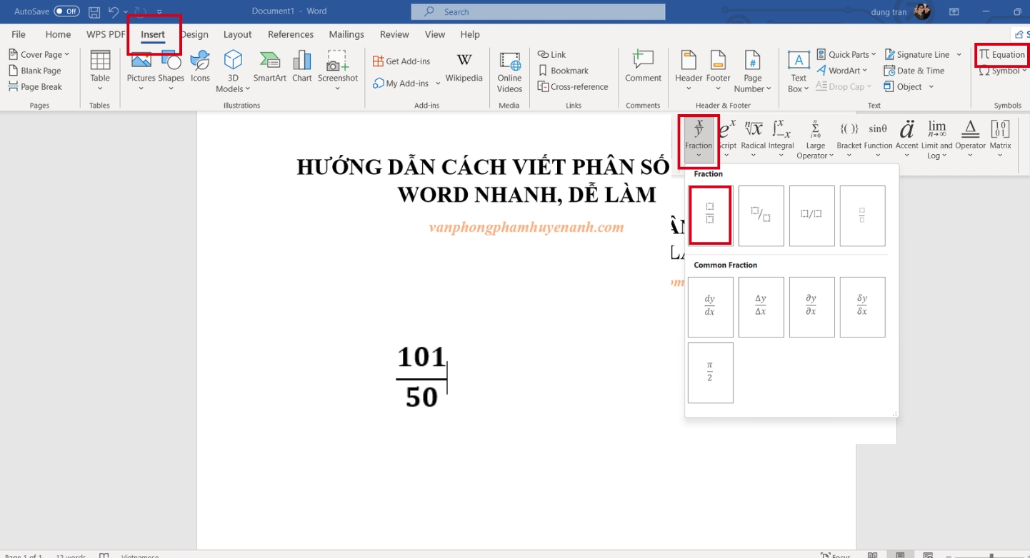 Cach-viet-phan-so-trong-word-bang-cong-cu-equation