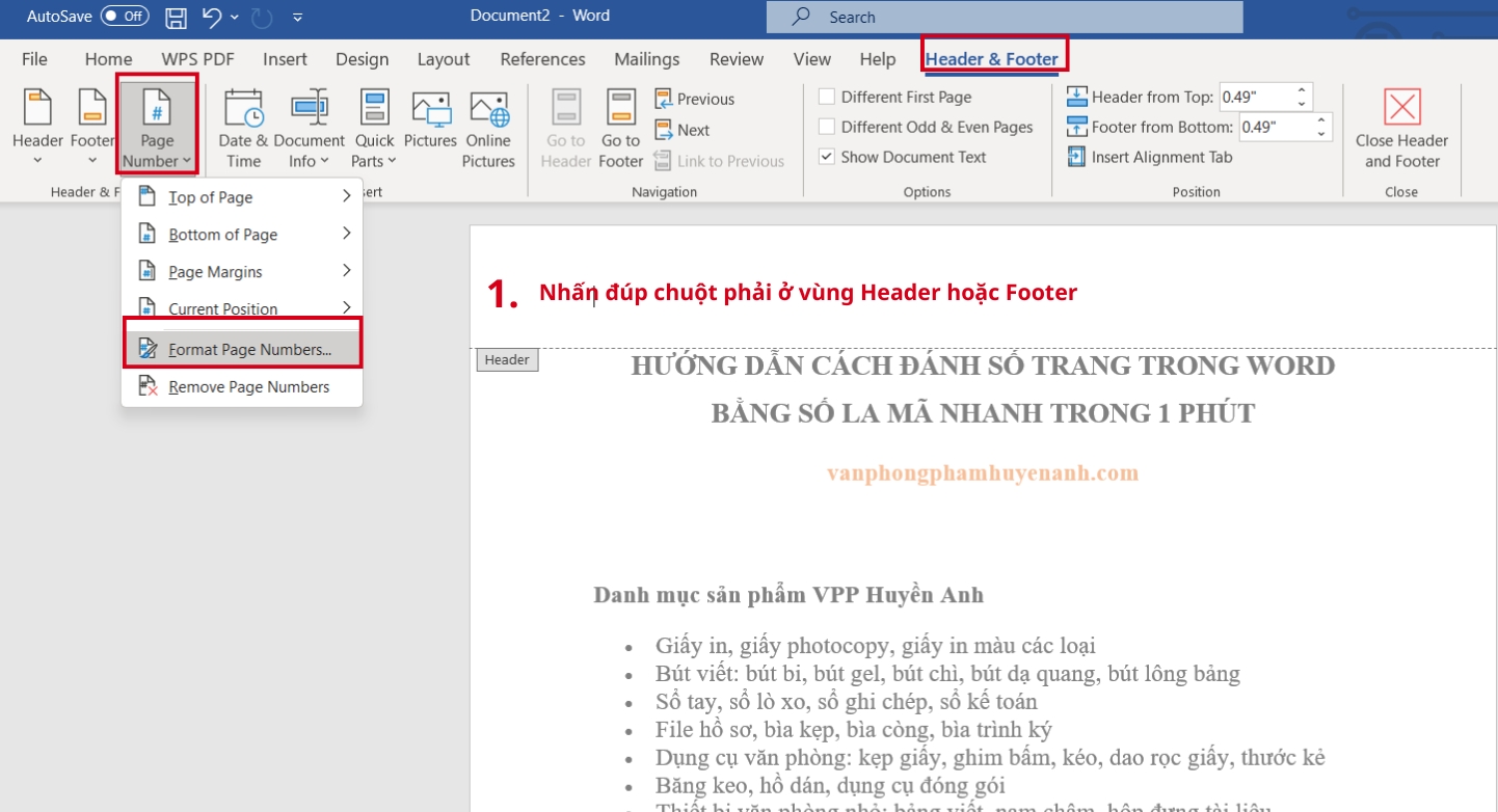 Nhan-dup-chuot-phai-o-vung-header-hoac-footer
