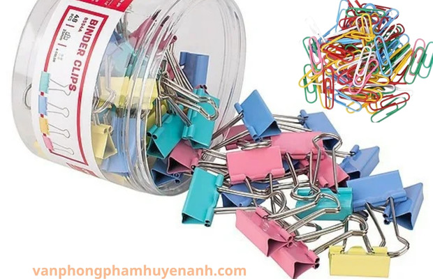 VPP Huyền Anh cung cấp đa dạng các loại kẹp giấy giá sỉ, đáp ứng nhu cầu sử dụng