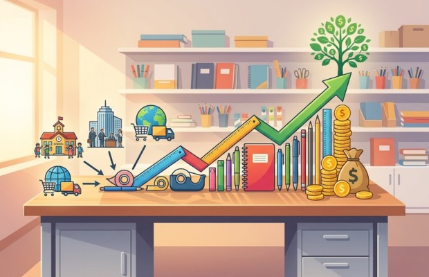 Tiềm năng và lợi nhuận của ngành hàng văn phòng phẩm