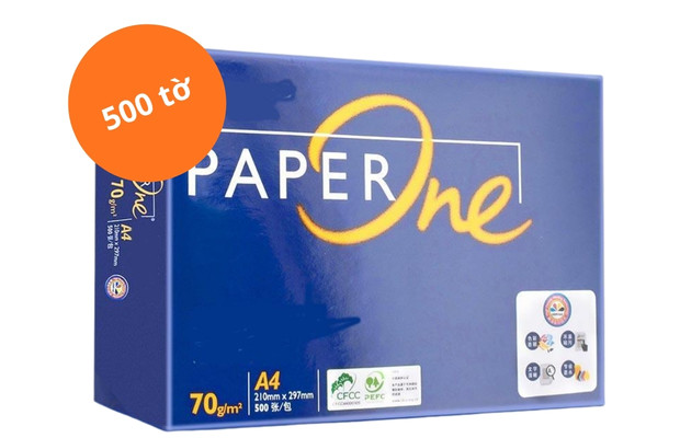Một ram giấy A4 tiêu chuẩn luôn gồm 500 tờ