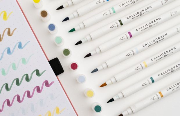 Bộ marker với số lượng màu đa dạng