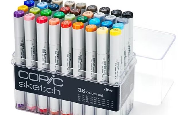 Copic Marker cao cấp với hệ thống ngòi linh hoạt và khả năng nạp mực tiện lợi