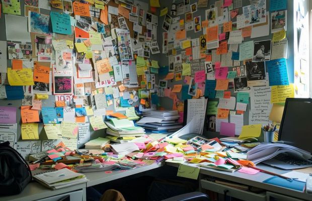 Tránh viết quá nhiều, tích tụ note cũ và sử dụng màu sắc thiếu quy tắc