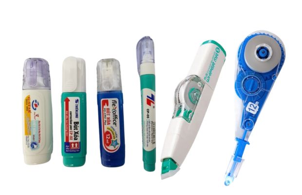 Bút xóa kéo và bút xóa nước có những ưu, nhược điểm khác nhau, phù hợp với từng nhu cầu sử dụng