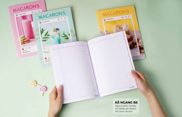 Tập học sinh 100 trang đa dạng dòng kẻ và kích thước, từ tập 4 ô ly, 5 ô ly đến vở kẻ ngang và khổ B5