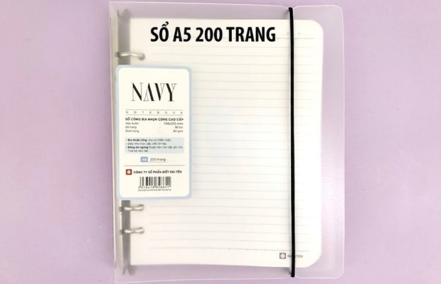 Mẫu sổ còng Navy A5/B5