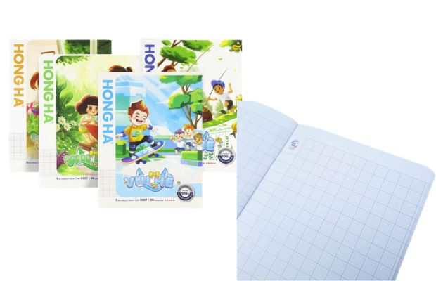 Lựa chọn tập học sinh cần chú ý đến chất lượng giấy, dòng kẻ, gáy vở và độ chắc chắn của bìa