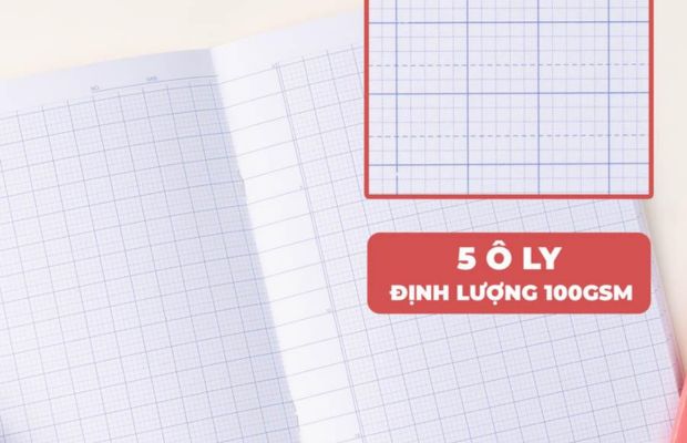Vở học sinh đa dạng dòng kẻ như ô ly, kẻ ngang, kẻ caro và vở trắng
