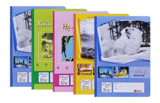 Vở kẻ ngang và vở caro Hồng Hà phù hợp cho học sinh THCS, THPT ghi chép bài học