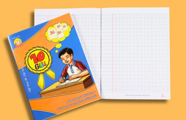 Phần ruột vở Thuận Tiến được thiết kế với đường kẻ rõ nét, dễ viết