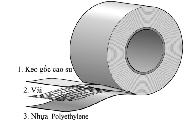 Cấu tạo băng keo vải 