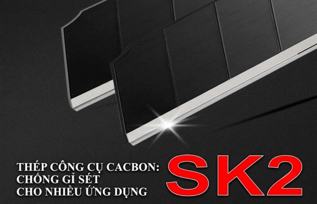 Lưỡi dao rọc giấy SK2 có hàm lượng carbon cao hơn SK5