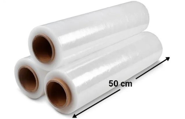 Màng PE quấn tay dạng cuộn, phù hợp sử dụng trực tiếp để đóng gói và cố định hàng hóa
