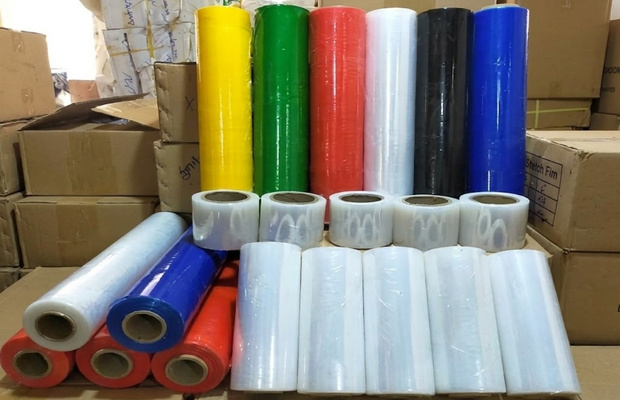 Màng PE quấn pallet có nhiều màu sắc, đáp ứng nhu cầu bảo vệ, phân loại và nhận diện